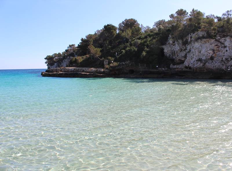 Playa de Cala Llombards en Mallorca